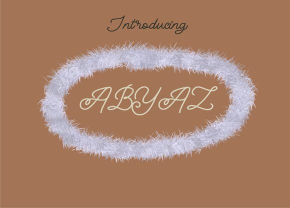 Abyaz: A Modern Handwritten Font for Authentic Branding