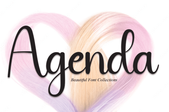 Agenda: A Script Handwritten Font for Editorial Design and Branding