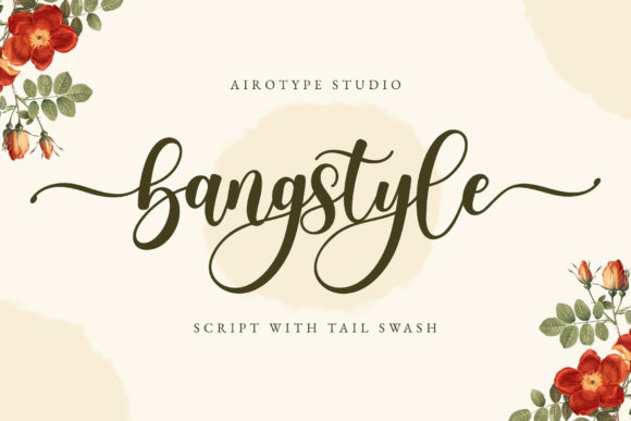 Bangstyle: A Script Font for Elegant Editorial Design