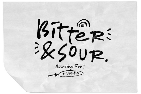 Bitter Sour: A Playful Script Font for Dynamic Campaigns