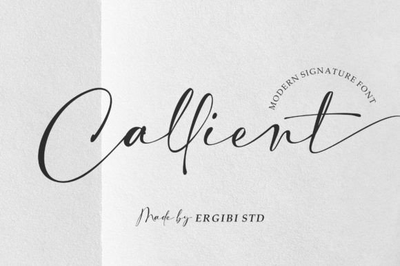 Callient: A Script Handwritten Font That Elevates Your Brand