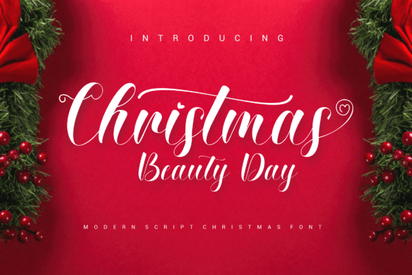 Christmas Beauty Day: A Font That Elevates Your Brand