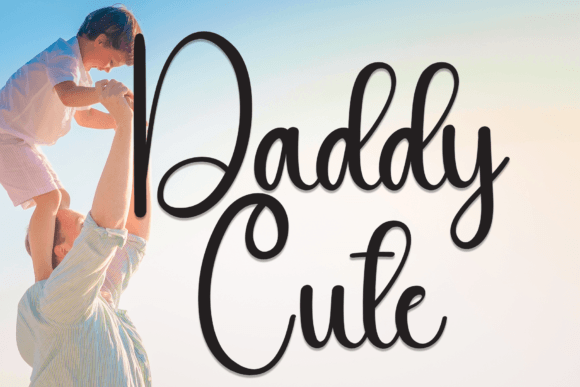 Daddy Cute: The Friendly Handwritten Font for Dynamic Branding