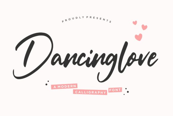 Dancinglove: A Script Handwritten Font for Creative Crafters