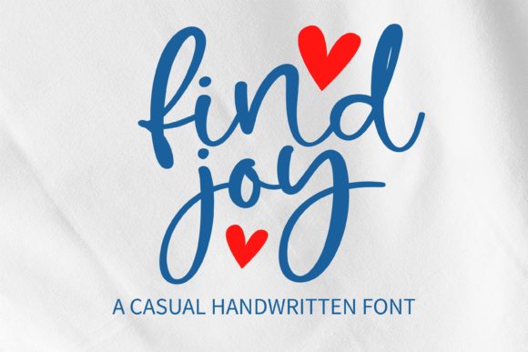 Find Joy: A Handwritten Font for Creative Crafters