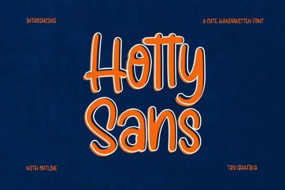 Hotty Sans: A Playful Font for Creative Handmade Projects