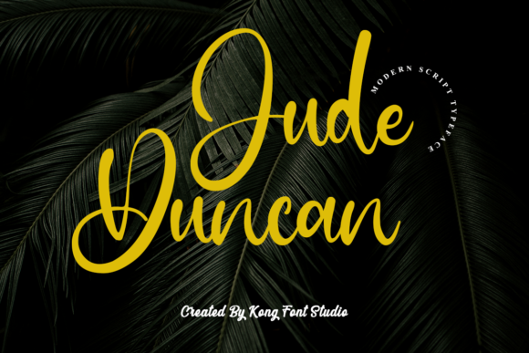 Jude Duncan: A Playful Handwritten Font for Modern Web Design