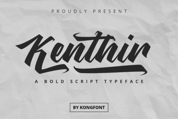 Kenthir: A Playful Handwritten Font for Modern Web Design