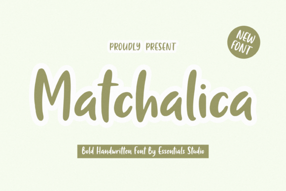 Matchalica: A Script Font That Breathes Life Into Your Handmade Creations