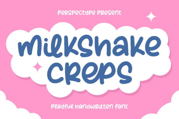 Milkshake Creps: A Script Handwritten Font for Creative Crafters