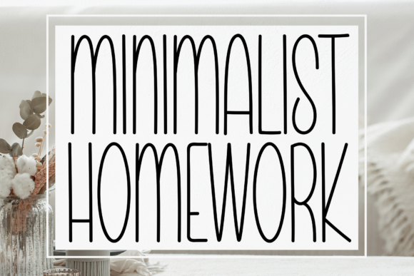 Minimalist Homework: The Font That Elevates Your Brand