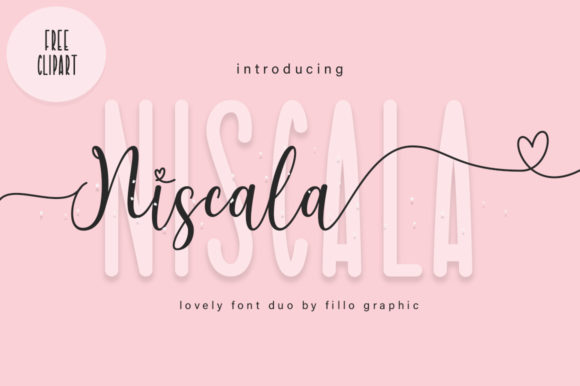 Niscala: A Script Handwritten Font for Chic Branding