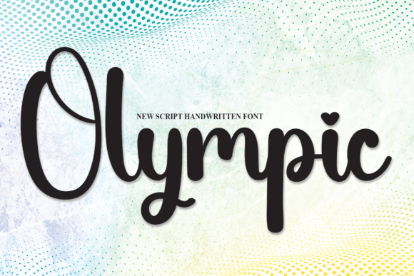 Olympic: A Sweet and Friendly Handwritten Font for Web Design
