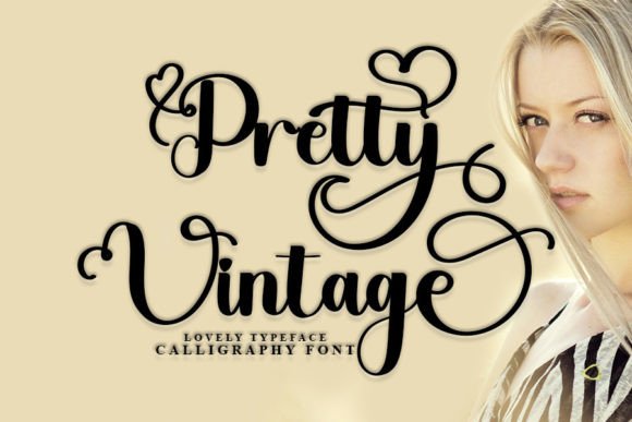 Pretty Vintage Font for Handmade Creators and Designers