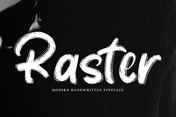 Raster: A Versatile Script Handwritten Font for Creative Branding