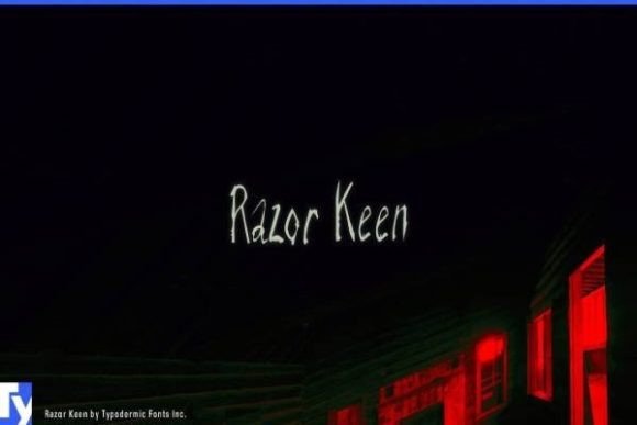Razor Keen: A Typeface for Bold Editorial Statements