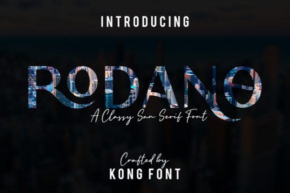Rodano: A Versatile Font for Creative Marketers and Designers