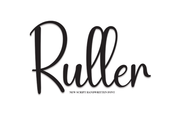 Ruller: A Script Handwritten Font for Creative Campaigns