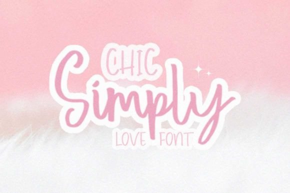 Simply Chic: A Script Handwritten Font for Creative Crafters