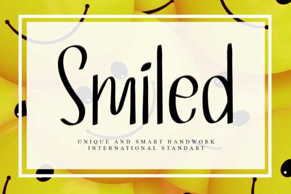 Smiled: The Handwritten Font for Creative Web Design