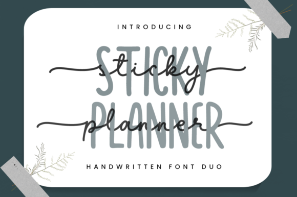 Sticky Planner: The Font That Elevates Your Campaigns
