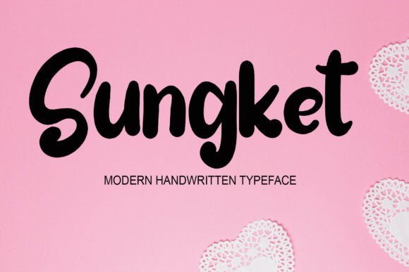 Sungket: A Script Handwritten Font for Editorial Design and Branding