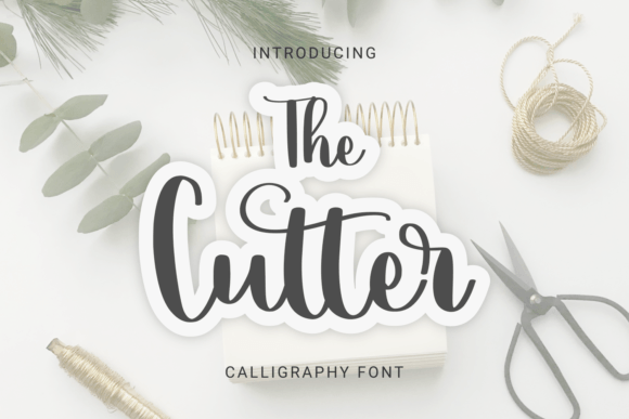 The Cutter: A Script Handwritten Font for Elegant Branding
