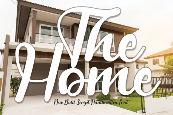 The Home: A Handwritten Font for Authentic Branding