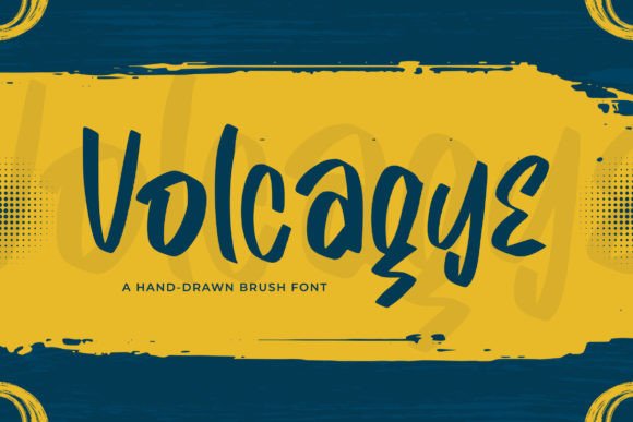 Volcagye: A Script Handwritten Font for Modern Web Design