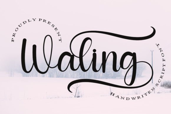 Waling: A Timeless Script Font for Editorial Design